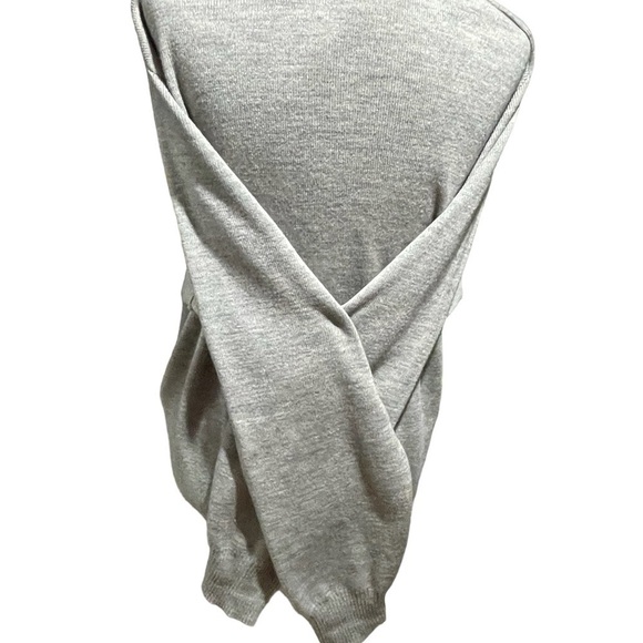 White Ram Moulaine Gray Heathered VNeck Pullover-30% Wool -Size XL - Picture 8 of 10